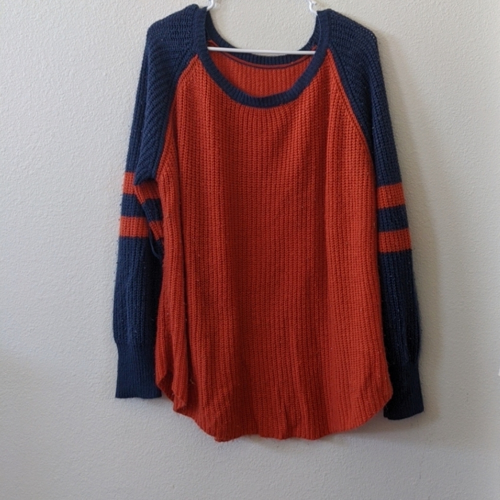 Chunky crochet sweater